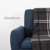 Kuscheldecke ( Dunkelgrau ) XXL - 220x240cm - hochwertige Produktbild-Vorschau 2
