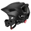 Vollvisier-BMX-Kinderfahrradhelm abnehmbar M Schwarz Produktbild-Vorschau 7