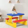 COSTWAY Kinder Sitzgruppe Sitzgarnitur Kindermöbel mit Produktbild-Vorschau 9