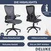 DELUKE® Bürostuhl Ergonomisch CHOPO Schreibtischstuhl mit Produktbild-Vorschau 3