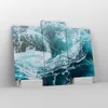 Bild auf Leinwand - Leinwandbild - Wasser Stein Welle - Produktbild-Vorschau 4