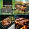 2er Set Grillbürste Messing für Gusseisen, BBQ Produktbild-Vorschau 3