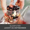 Creano Teekanne aus Glas 1,2l mit Glassieb und schwarzem Produktbild-Vorschau 7