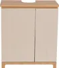 Waschbeckenunterschrank mdf 2 türen 1 regal innen - rivoli Produktbild-Vorschau 4