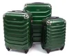 Three green suitcases of different sizes are arranged in a group. Náhled obrázku produktu
