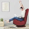COSTWAY Chaise de sol pivotante à 360° Fauteuil de sol avec Voir les images du produit 2