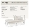 tectake® Schlafsofa, 3in1, 3-Sitzer, 6-fach verstellbare Produktbild-Vorschau 5
