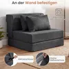 Divano letto COSTWAY, poltrona trasformabile 3 in 1 con 2 Anteprima dell’immagine prodotto 8