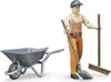 Bruder bworld Figurenset Kommunalarbeiter, 4-tlg., Produktbild-Vorschau 2