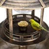 FCH Vogeltränke Stehend mit Solarleuchten, Vogelbad für Produktbild-Vorschau 7