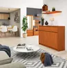 Kommode AKORD K140 Erle 138 cm 3 Türen 3 Schubladen 6 Produktbild-Vorschau 7