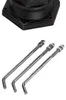 Lindby Außenleuchte Eddie, 198 cm, rost, Metall, IP44, E27 Produktbild-Vorschau 7
