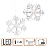 LED-slingers "Sneeuwvlok" met 47 warmwitte LED's Productafbeelding-voorbeeld 4
