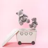 Bac à jouets en plastique avec couvercle 55 L Boîte de Voir les images du produit 5