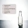 gouveo 24er Set Glasflaschen 200 ml Kropfhals mit Deckel Produktbild-Vorschau 4