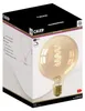 The image shows the packaging of a Calex LED light bulb. The packaging is mostly white with black and gold accents. The front of the packaging displays a large image of the light bulb, along with product specifications and branding. Produktbild-Vorschau