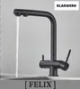 Felix | 3 Wege Premium Schwarz matt ausziehbare Armatur | Produktbild-Vorschau 2