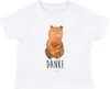 Mr. & Mrs. Panda  T-Shirt Bär Dankbar 0. - 6. Monat - Weiß Produktbild-Vorschau 1