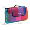Relaxdays Picknickdecke XXL, 200 x 200 cm, Fleece Produktbild-Vorschau 5