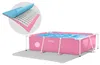 INTEX 28266NP - Pink Rectangular Frame Pool (220x150x60cm) Produktbild-Vorschau 13