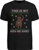 Faultier Mistelzweig Kuss Shirt - Ugly Christmas Sweater Produktbild-Vorschau 2