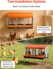 Nido per galline ovaiole VEVOR 795x525x675 mm, 3 scomparti, Anteprima dell’immagine prodotto 6