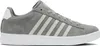 A side view of a gray K-Swiss sneaker on a white background. Produktbild-Vorschau