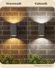 EDISHINE 2er LED Wandleuchte Innen/Aussen, Wandlampe Up Produktbild-Vorschau 8