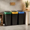 Cestino per rifiuti con coperchio basculante - set di 3 - Anteprima dell’immagine prodotto 7