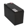 A black battery with white and red terminals on top, set against a white background. Anteprima dell’immagine prodotto