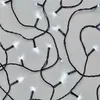 LED Weihnachtliche Lichterkette, 2,8 m, 3x AA, Außen und Innen, Kaltweiß, Timer Produktbild-Vorschau