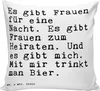 Mr. & Mrs. Panda kissen für sofa Es gibt Frauen für... - Produktbild-Vorschau 1