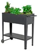 4.00 Hochbeet Metall feuerverzinkt 75x35x80, Anthrazit Produktbild-Vorschau 1