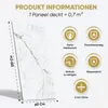 IZODEKOR – SPC Wandpaneel Marmoroptik Weiß 60x120cm – 4 Produktbild-Vorschau 3