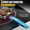 A frying pan with food being cooked in it, placed on a stovetop. Produktbild-Vorschau