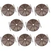 8er Set Blumentopfgitter Kunststoff Pflanzenschutzgitter Produktbild-Vorschau 1