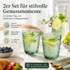 Trinkglas Ray 2er-SET Grün - 300ml Produktbild-Vorschau 2