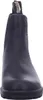 A front view of a black leather boot. Náhled obrázku produktu