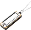 Mini harmonica, collier Schl��ssel de C 4 trous 8 notes Voir les images du produit 1