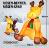 MONZANA® Nafukovací sob 180cm LED osvětlený montážní Náhled obrázku produktu 6
