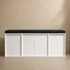 Biely stojan na topánky so sedadlom PORTA, 103 x 30 x 46 cm Náhľad obrázku produktu 17