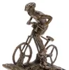 Bronze Skulptur Mountainbike 25cm Biker Radsport Fahrrad Produktbild-Vorschau 4