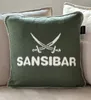 Sansibar Jacquard Kissenhülle "Doubleface", 50x50 cm, grün Produktbild-Vorschau 1