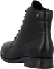 A black leather boot is shown from the side and back. Náhled obrázku produktu