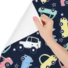 10m VLIES TAPETE Rolle Kinderzimmer Autos Stadt Sterne Produktbild-Vorschau 3