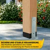 Stĺpiková pätka 120, PS 120U,121x120x4 - balenie po 1 ks Náhľad obrázku produktu 4