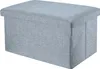 Intirilife Faltbare Sitzbank 49x30x30 cm in ALASKA GRAU - Produktbild-Vorschau 1