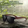 CGID Holz Sonnenbrille Walnuss polarisiert UV400 Schutz Produktbild-Vorschau 3