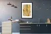 MuchoWow® Gerahmtes Poster Marmor - Vintage - Gold 60x90 cm Produktbild-Vorschau 5