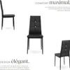 Lot de chaises avec strass - noir, Lot de 4 Voir les images du produit 3